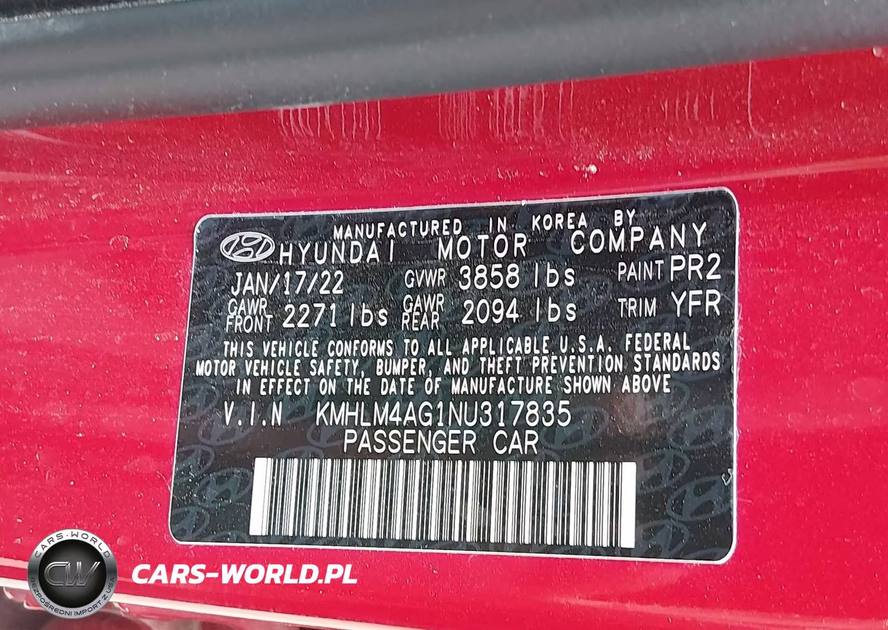 2022 Hyundai Elantra Sel VIN:KMHLM4AG1NU317835 - 9