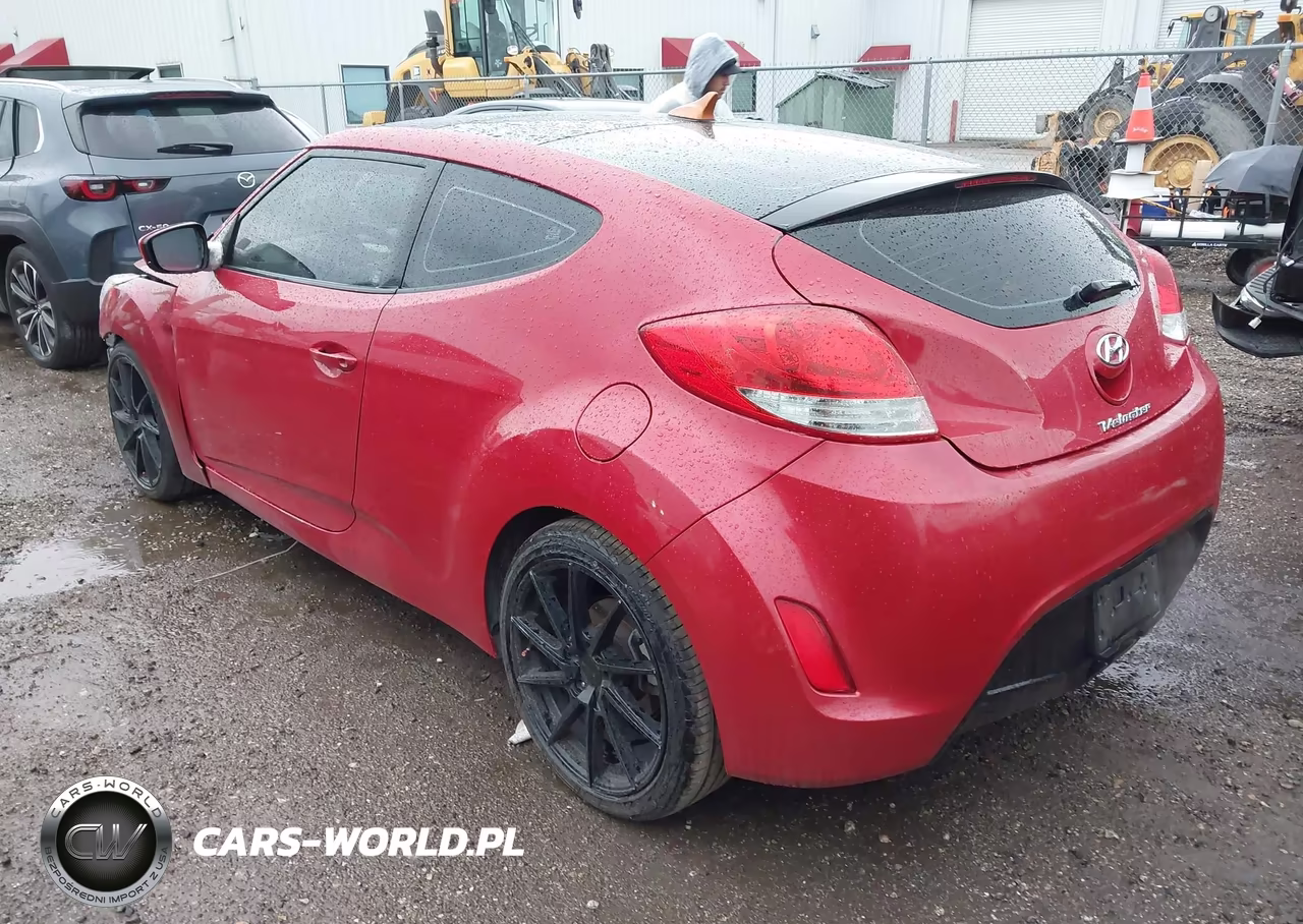 2012 Hyundai Veloster Base W-Gray VIN:KMHTC6AD8CU050825 - 3