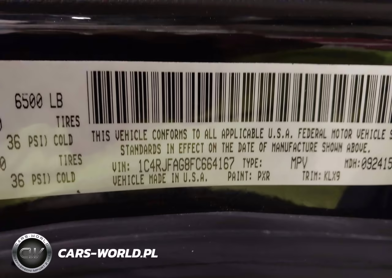 2015 Jeep Grand Cherokee Altitude VIN:1C4RJFAG8FC664167 - 9