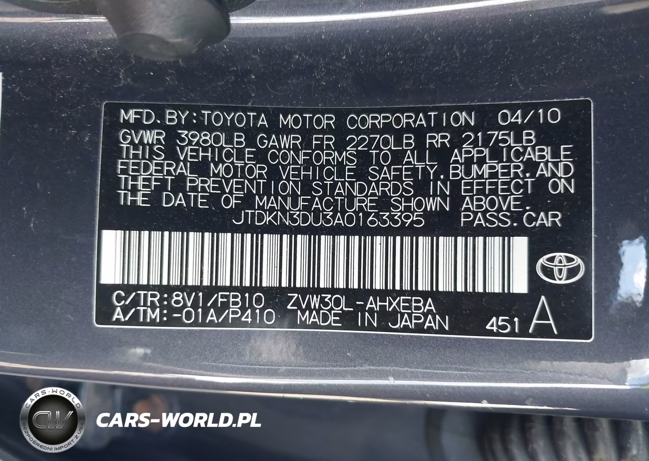 2010 Toyota Prius Ii VIN:JTDKN3DU3A0163395 - 9