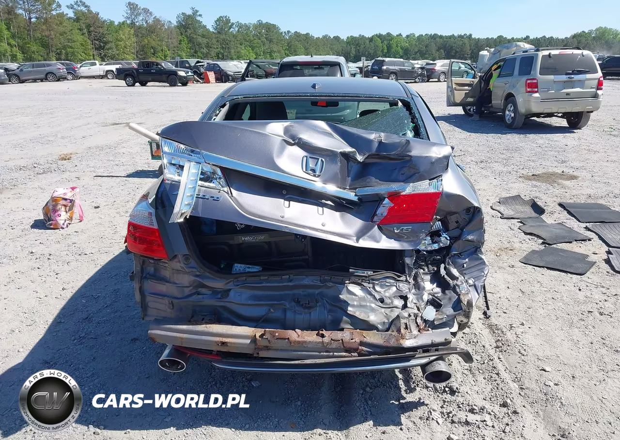 2015 Honda Accord Ex-L V-6 VIN:1HGCR3F80FA013837 - 16