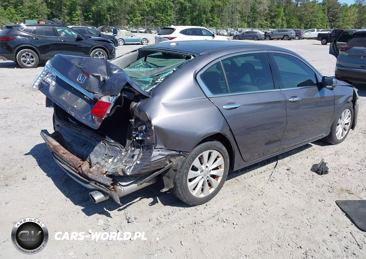 2015 Honda Accord Ex-L V-6 VIN:1HGCR3F80FA013837 - 4