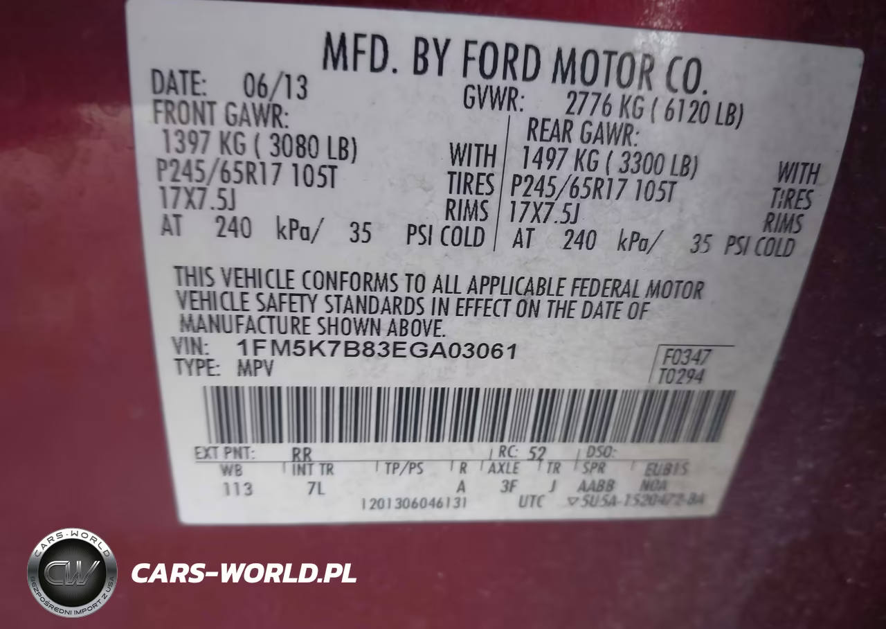 2014 Ford Explorer VIN:1FM5K7B83EGA03061 - 8