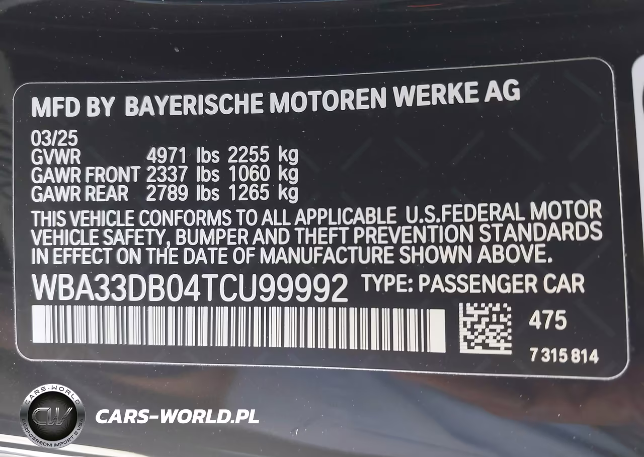 2026 BMW 430I VIN:WBA33DB04TCU99992 - 9