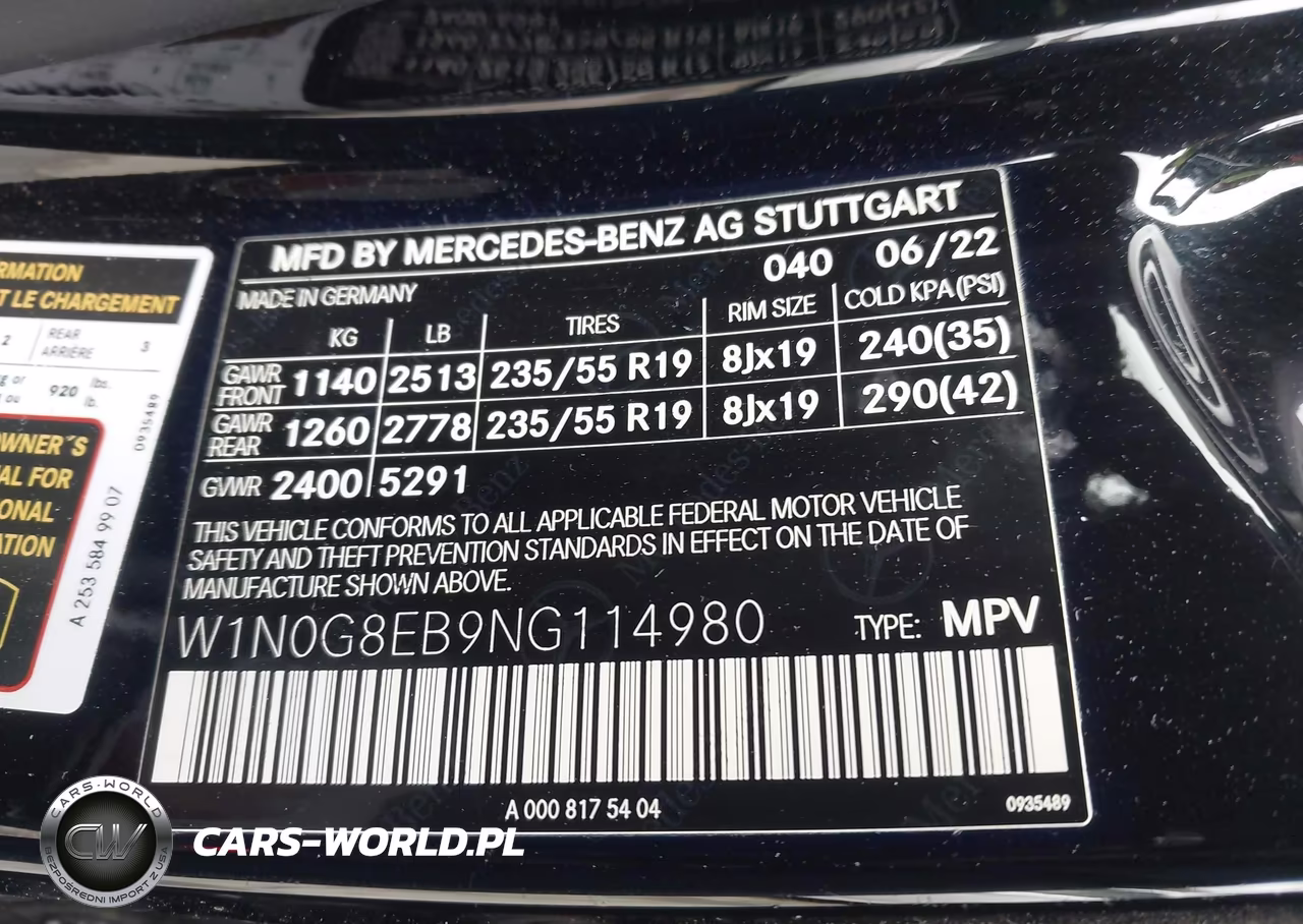 2022 Mercedes-Benz Glc 300 4Matic Suv VIN:W1N0G8EB9NG114980 - 9