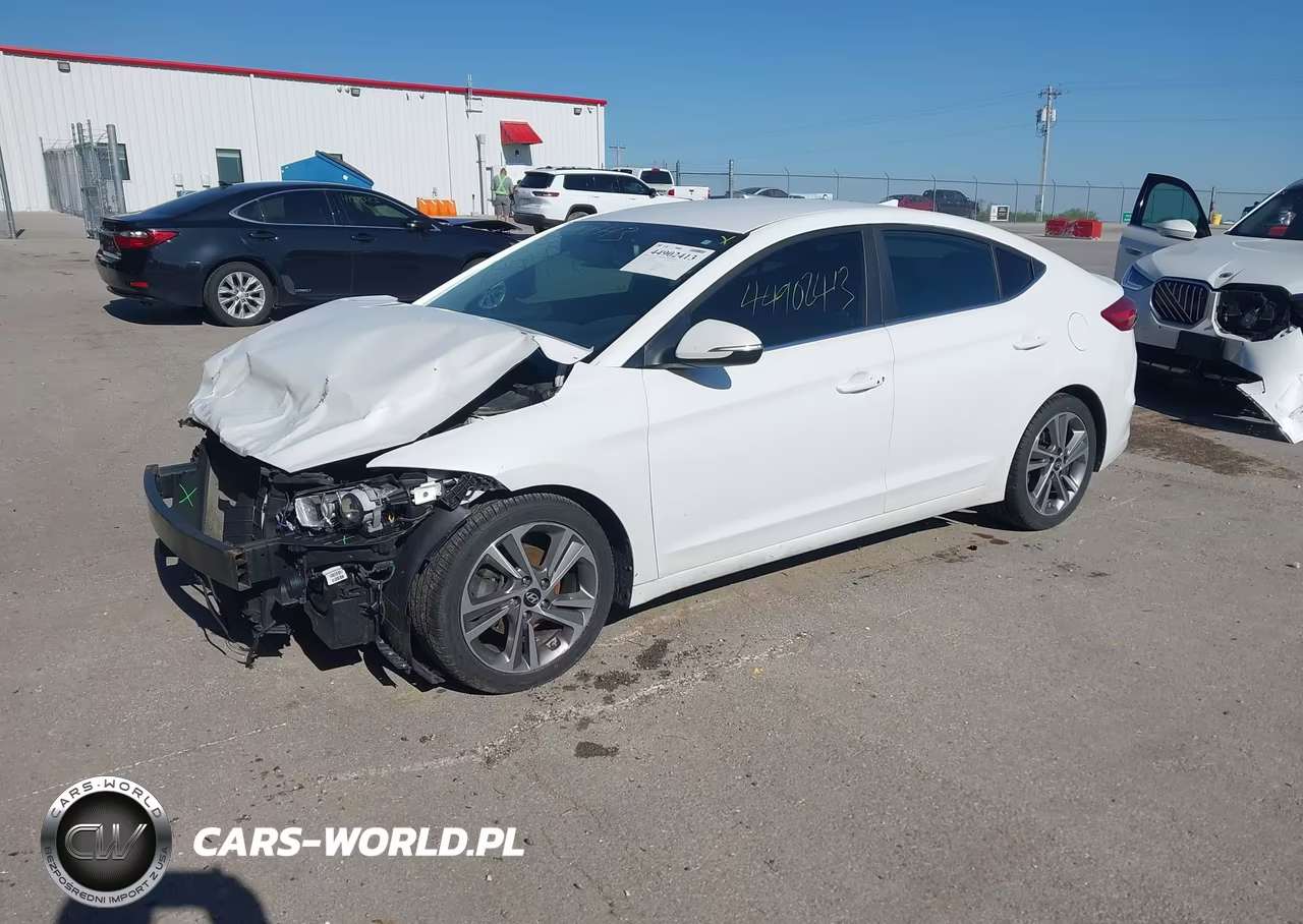 2018 Hyundai Elantra Limited VIN:5NPD84LF0JH376851 - 2