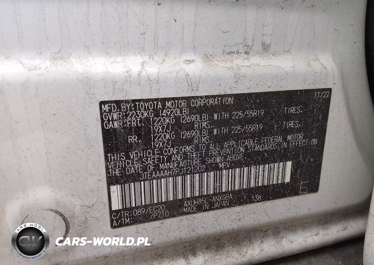 2023 Toyota Venza Nightshade Edition VIN:JTEAAAAH7PJ121202 - 9