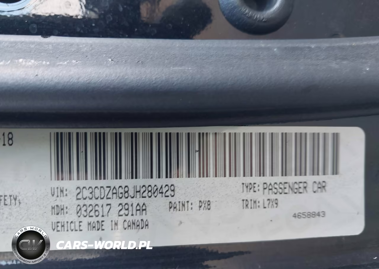 2018 Dodge Challenger Sxt VIN:2C3CDZAG8JH280429 - 9