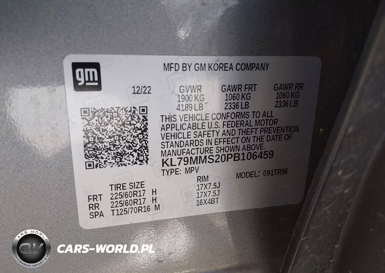 2023 Chevrolet Trailblazer Fwd Ls VIN:KL79MMS20PB106459 - 9