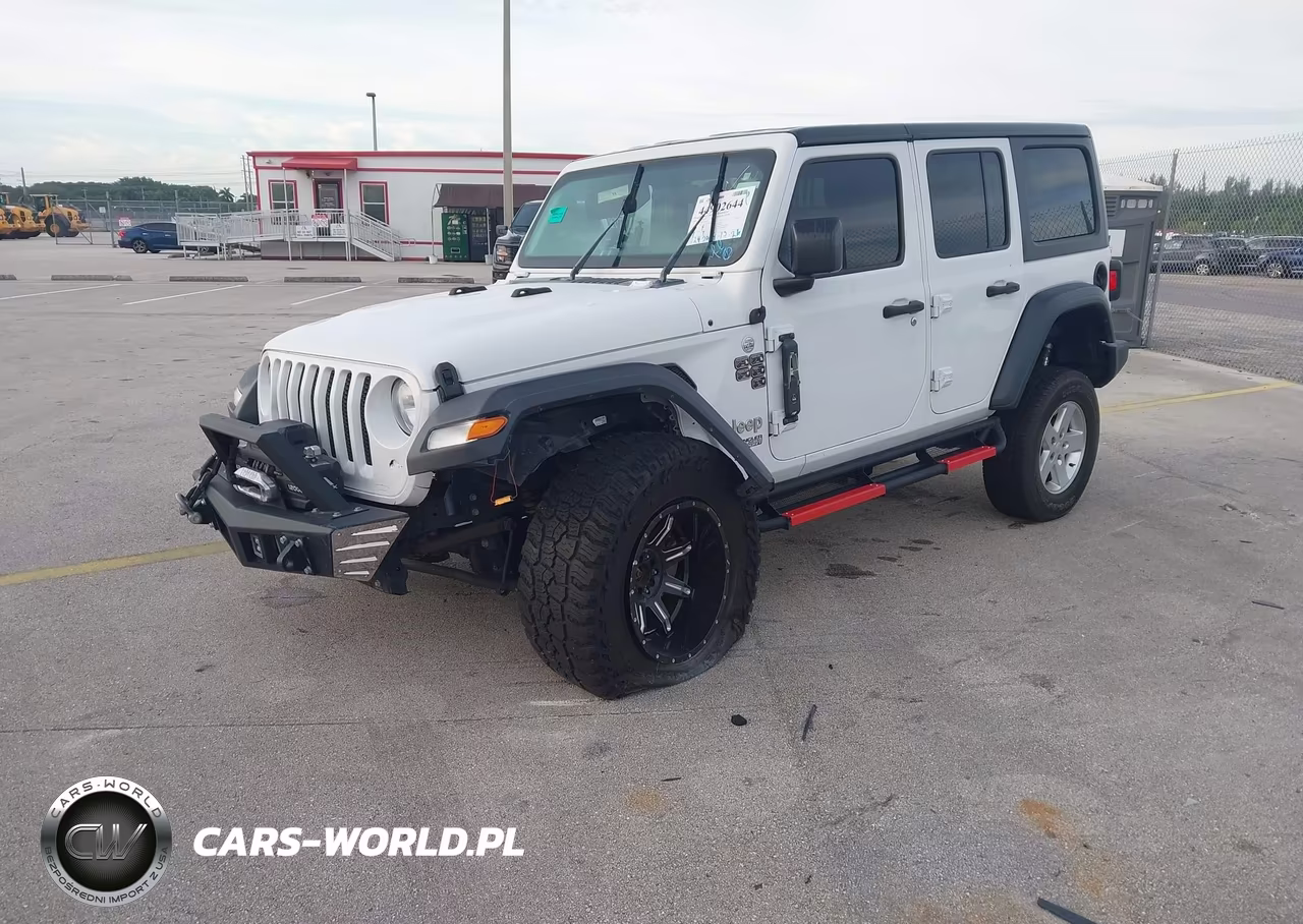 2019 Jeep Wrangler Unlimited Sport S 4X4 VIN:1C4HJXDG8KW516607 - 2