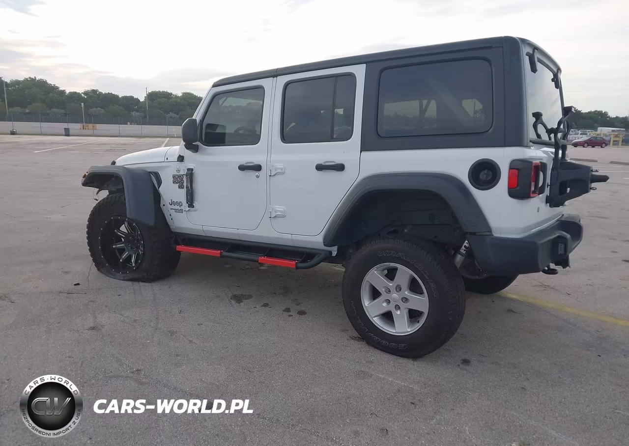 2019 Jeep Wrangler Unlimited Sport S 4X4 VIN:1C4HJXDG8KW516607 - 3