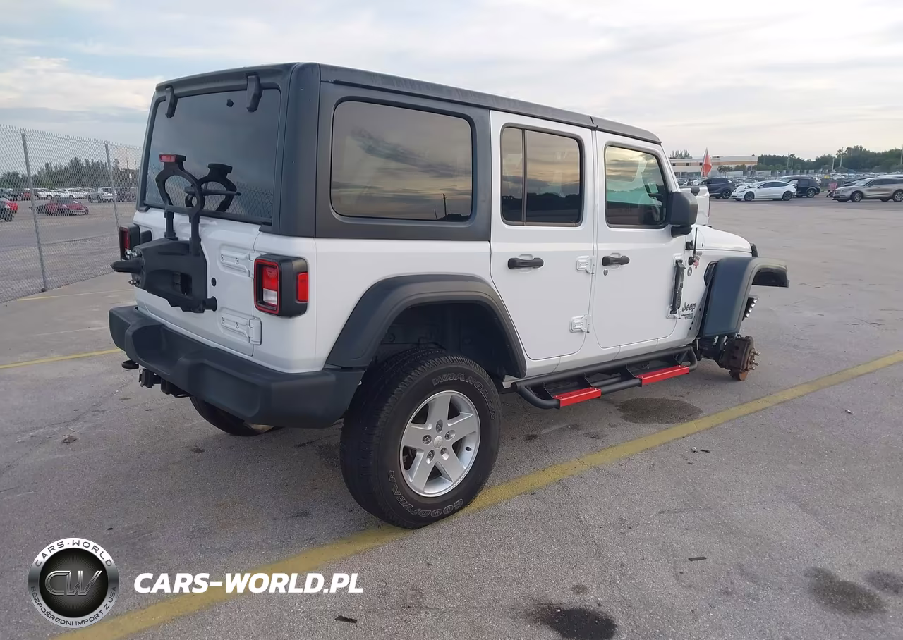 2019 Jeep Wrangler Unlimited Sport S 4X4 VIN:1C4HJXDG8KW516607 - 4
