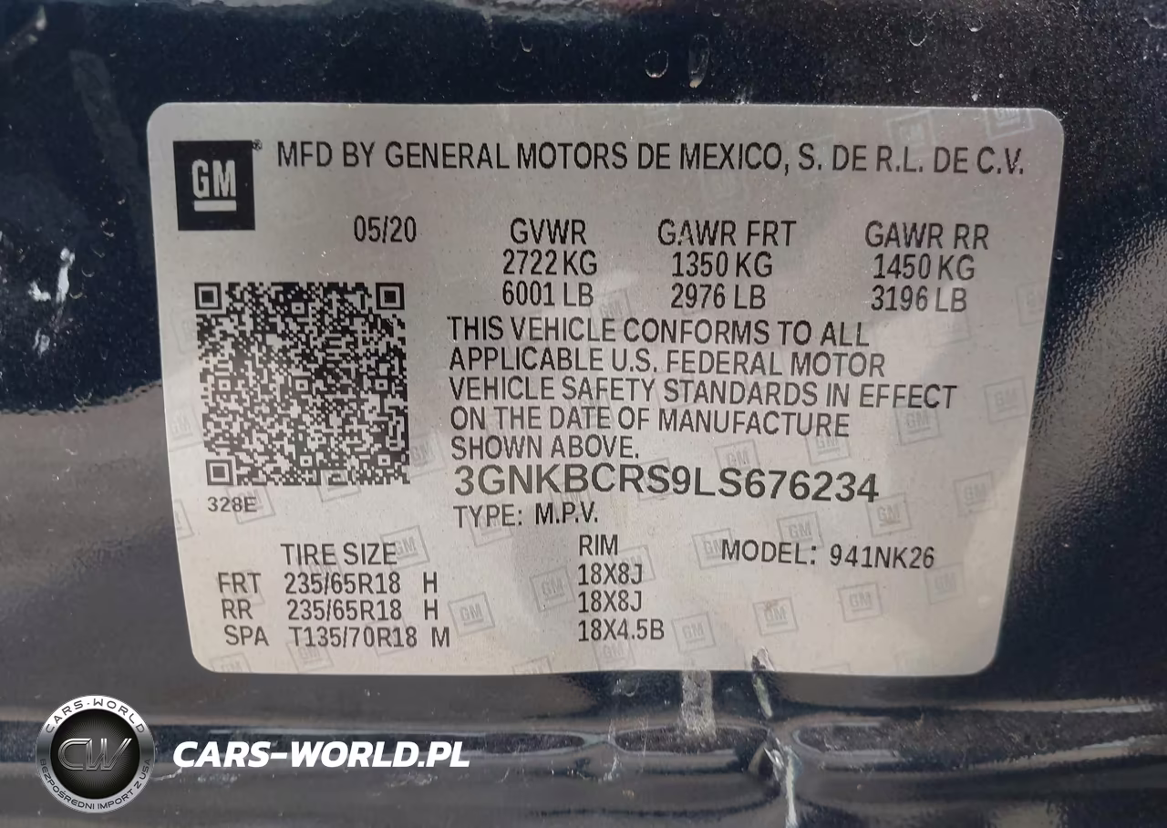 2020 Chevrolet Blazer Fwd 2Lt VIN:3GNKBCRS9LS676234 - 9