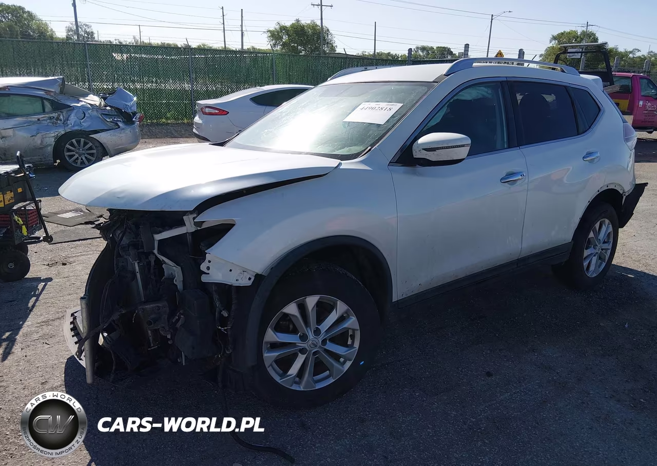 2016 Nissan Rogue S-Sl-Sv VIN:KNMAT2MT7GP714575 - 2