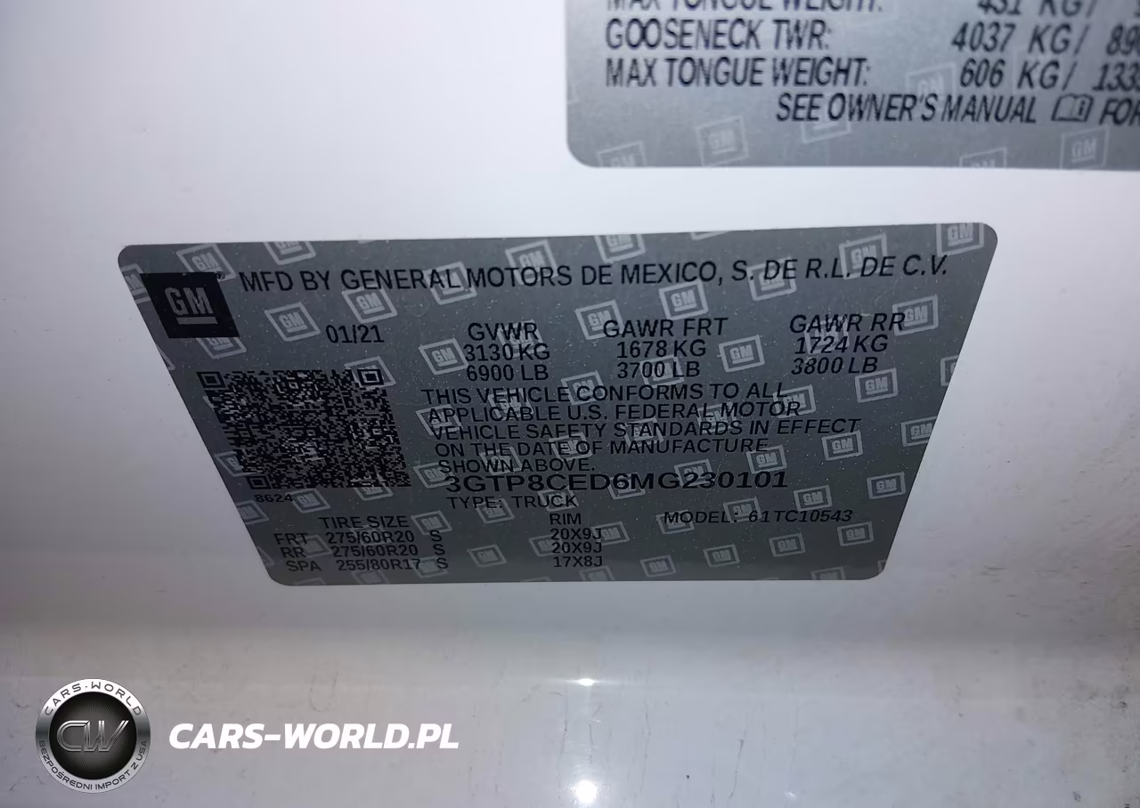 2021 GMC Sierra 1500 2Wd Short Box Elevation VIN:3GTP8CED6MG230101 - 9