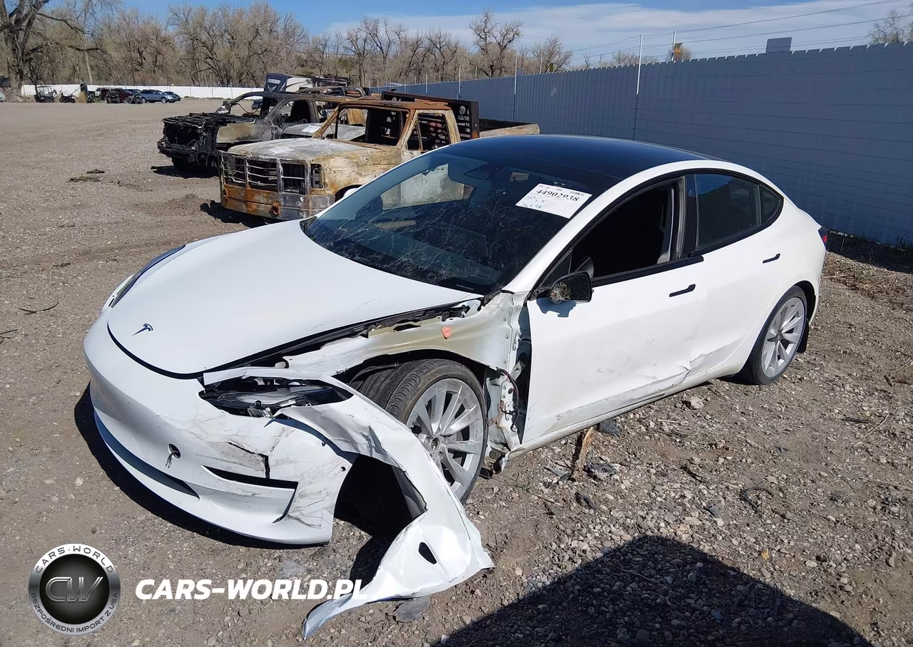 2022 Tesla Model 3 Long Range Dual Motor All-Wheel Drive VIN:5YJ3E1EB4NF318131 - 2