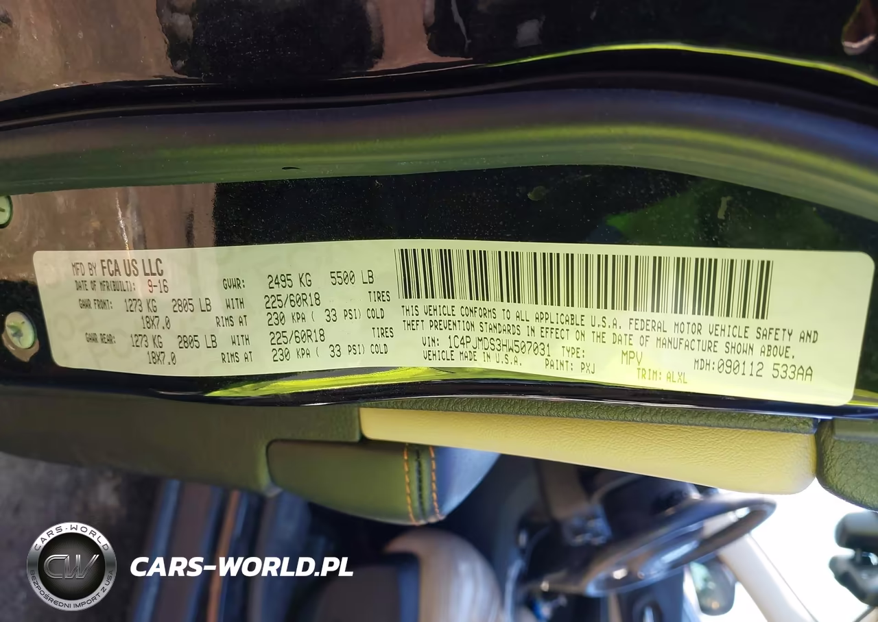 2017 Jeep Cherokee Limited VIN:1C4PJMDS3HW507031 - 9