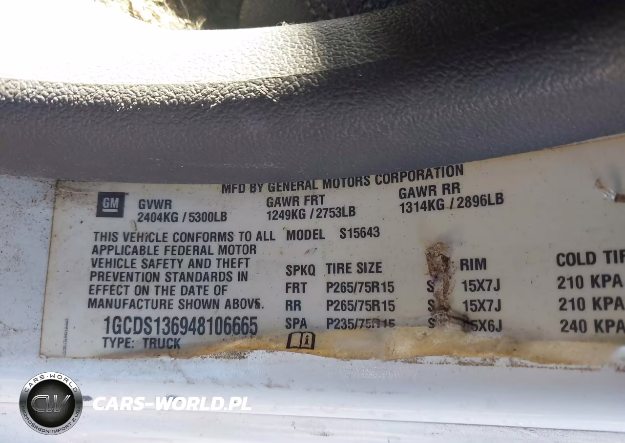 2004 Chevrolet Colorado Ls VIN:1GCDS136948106665 - 9