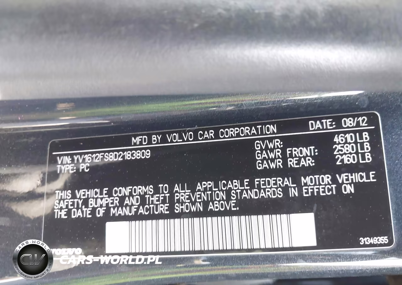 2013 Volvo S60 T5 Platinum VIN:YV1612FS8D2183809 - 9