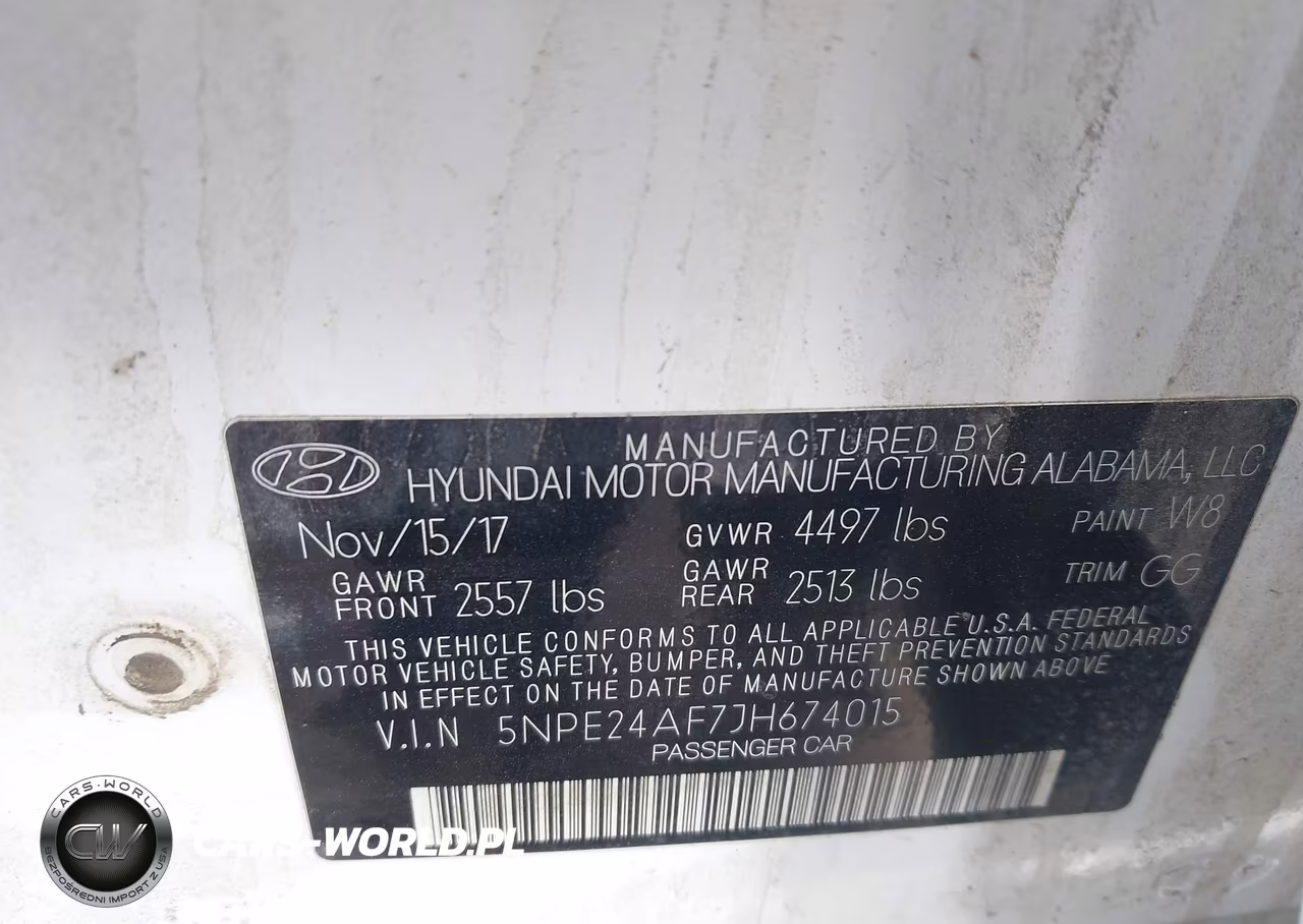 2018 Hyundai Sonata Se VIN:5NPE24AF7JH674015 - 9