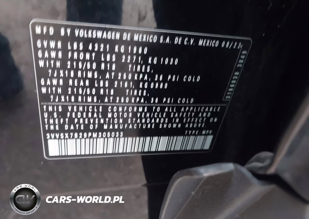 2023 Volkswagen Taos 1.5T Se VIN:3VVSX7B29PM305033 - 9