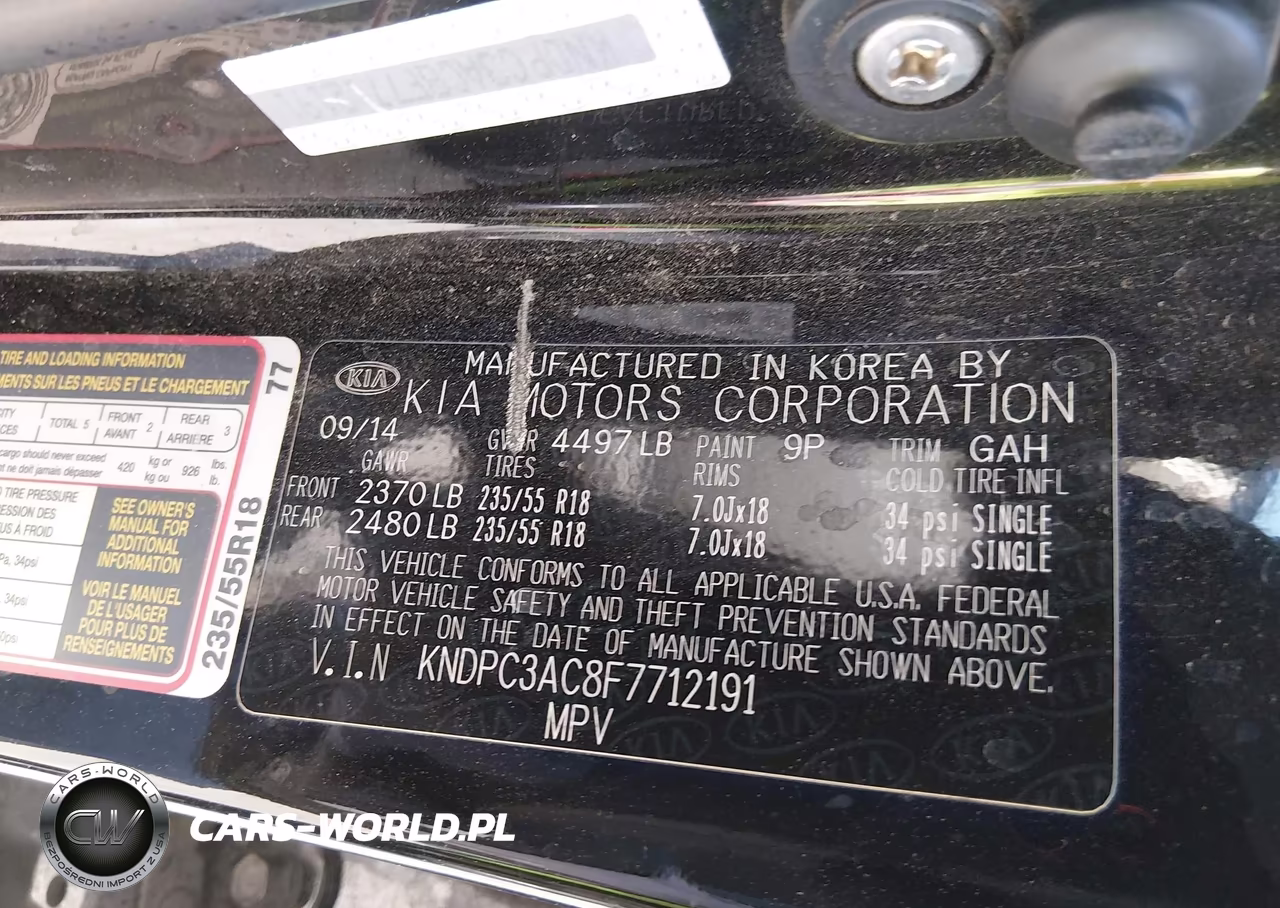 2015 Kia Sportage Ex VIN:KNDPC3AC8F7712191 - 9