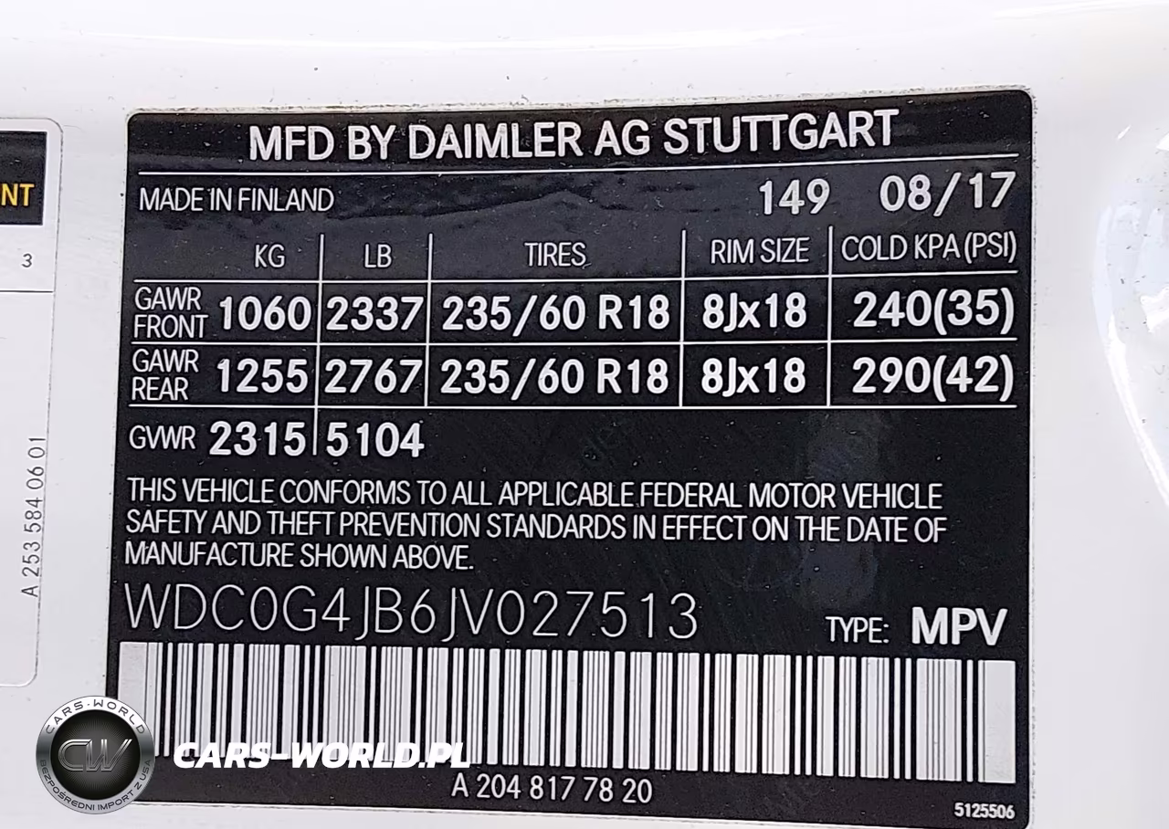 2018 Mercedes-Benz Glc 300 VIN:WDC0G4JB6JV027513 - 9