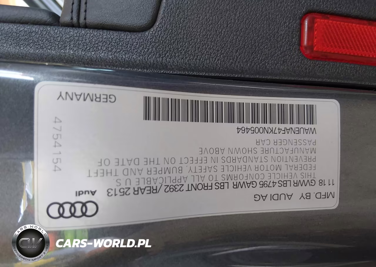 2019 Audi A4 45 Premium VIN:WAUENAF47KN005464 - 9