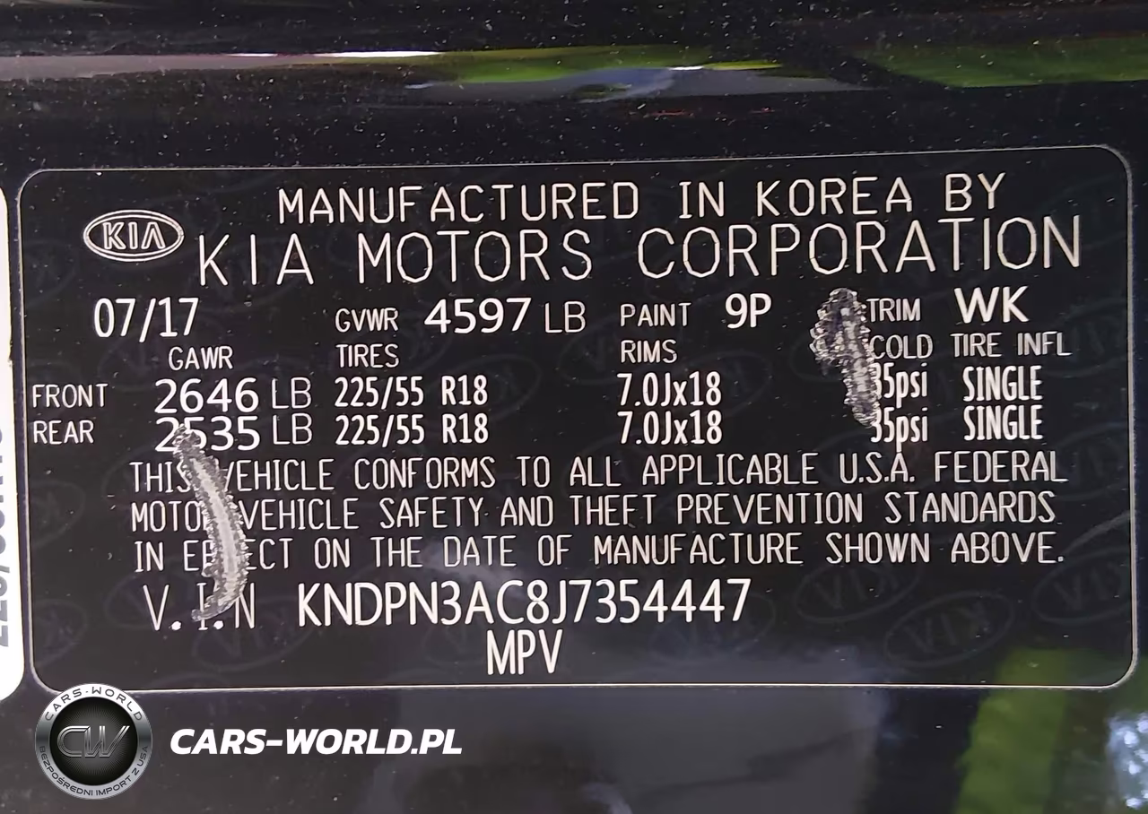 2018 Kia Sportage Ex VIN:KNDPN3AC8J7354447 - 9