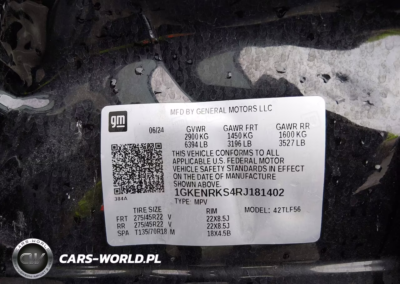 2024 GMC Acadia Awd Denali VIN:1GKENRKS4RJ181402 - 9
