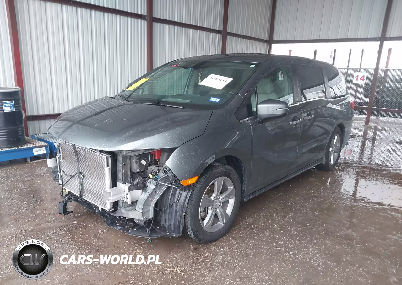 2018 Honda Odyssey Ex-L VIN:5FNRL6H71JB074243 - 2