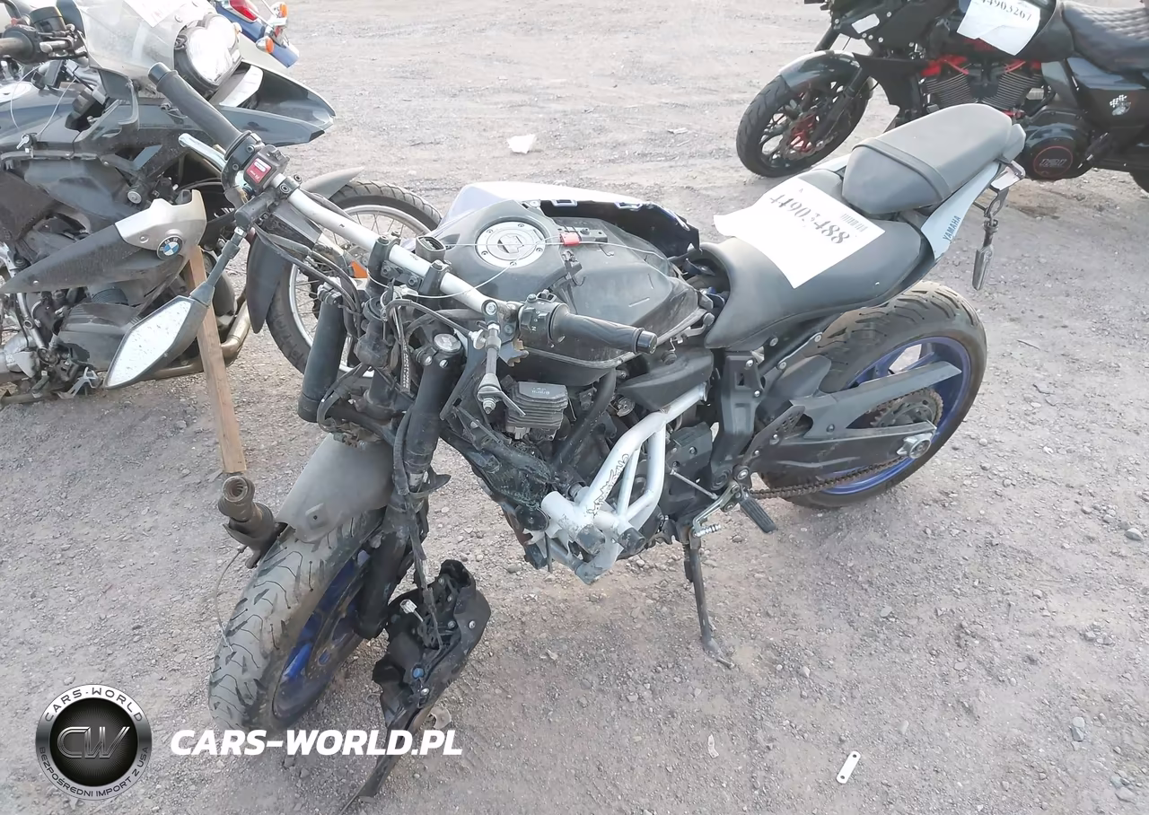 2021 Yamaha Mt07 VIN:JYARM32E3MA001371 - 2