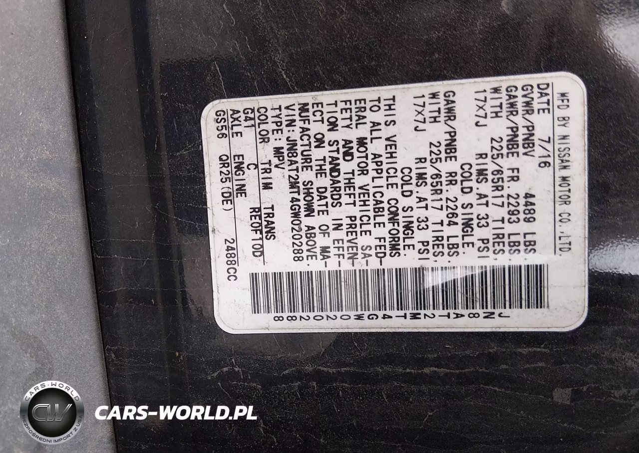 2016 Nissan Rogue S VIN:JN8AT2MT4GW020288 - 9