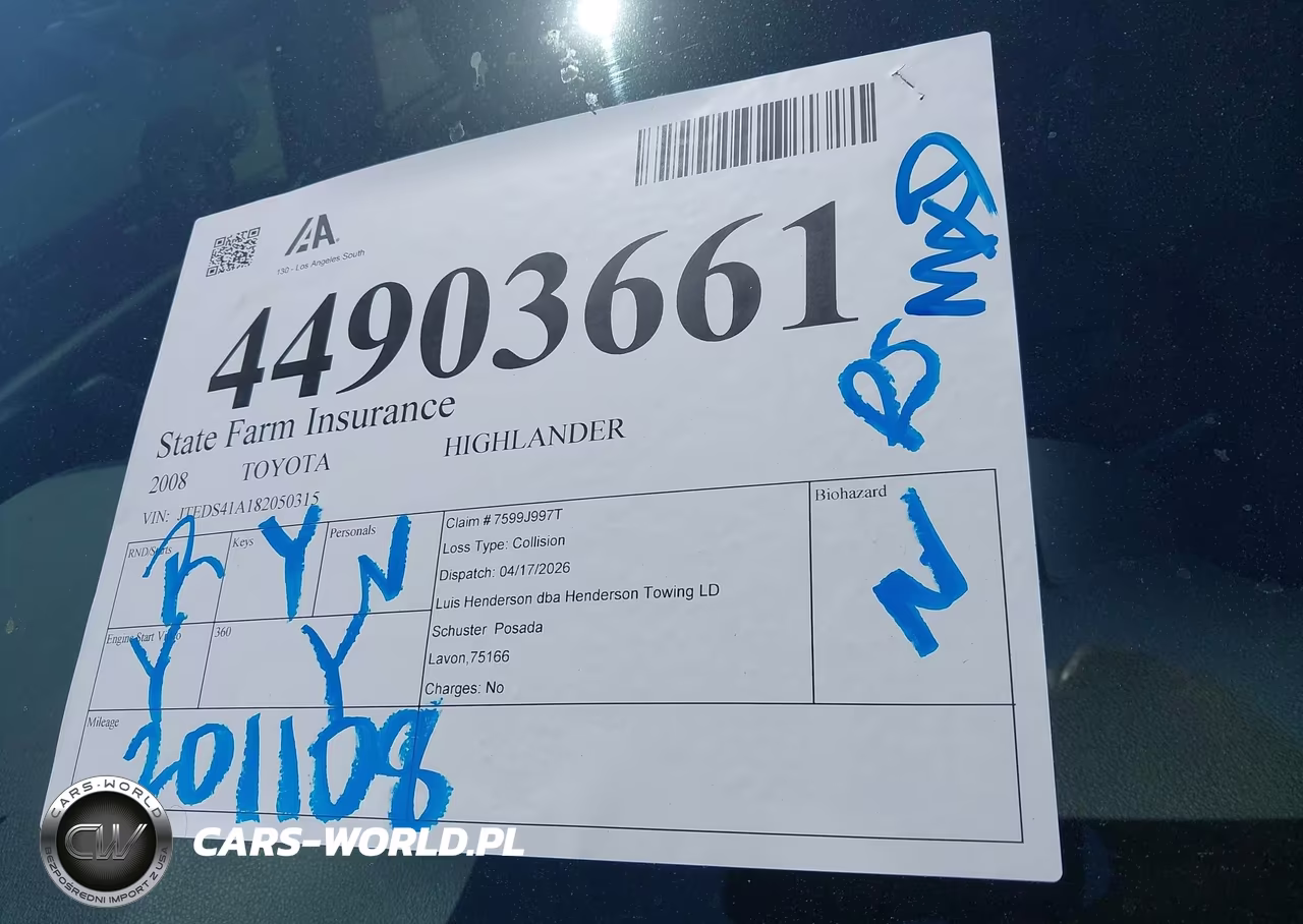2008 Toyota Highlander VIN:JTEDS41A182050315 - 18