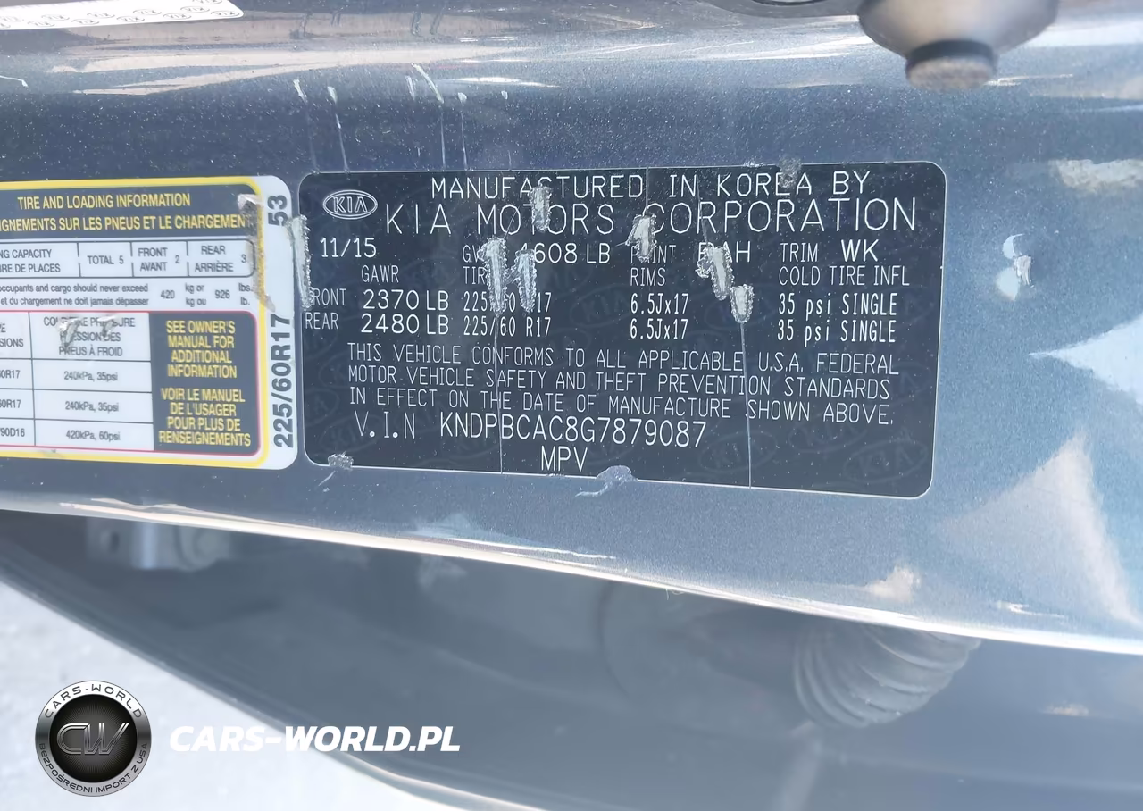 2016 Kia Sportage Lx VIN:KNDPBCAC8G7879087 - 9