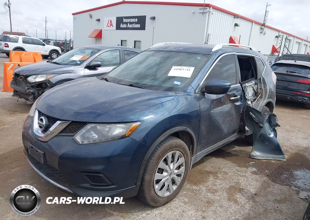 2016 Nissan Rogue S VIN:KNMAT2MTXGP637619 - 2