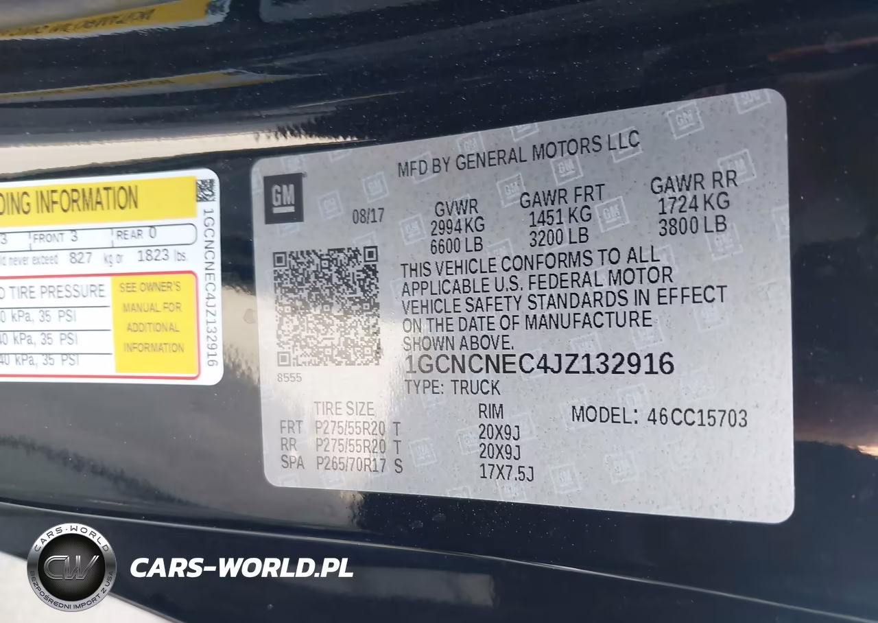 2018 Chevrolet Silverado 1500 Wt VIN:1GCNCNEC4JZ132916 - 9