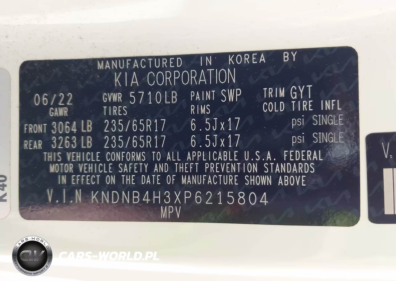2023 Kia Carnival Mpv Lx VIN:KNDNB4H3XP6215804 - 9