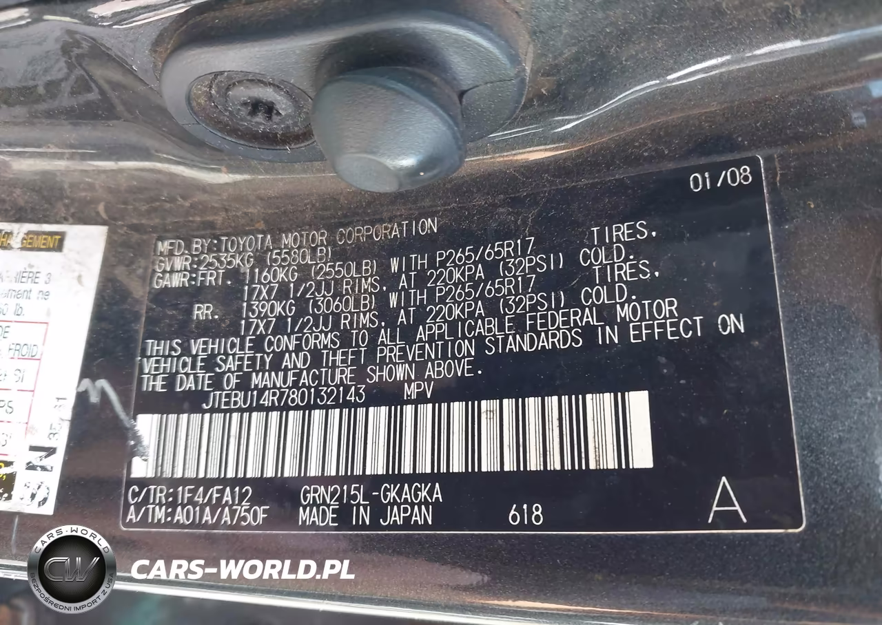 2008 Toyota 4Runner Sr5 V6 VIN:JTEBU14R780132143 - 9