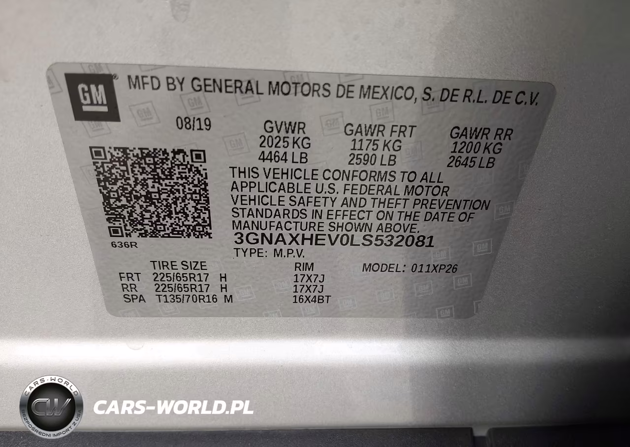 2020 Chevrolet Equinox Fwd Ls VIN:3GNAXHEV0LS532081 - 9