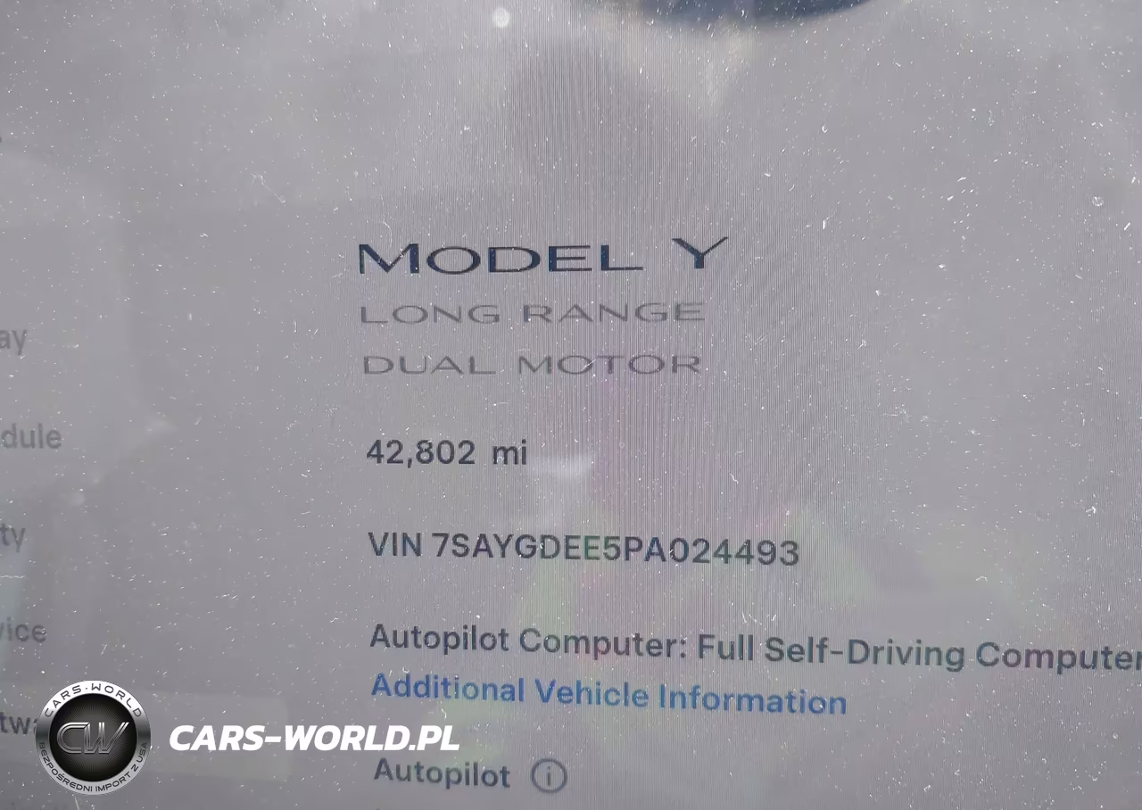 2023 Tesla Model Y Awd-Long Range Dual Motor All-Wheel Drive VIN:7SAYGDEE5PA024493 - 7