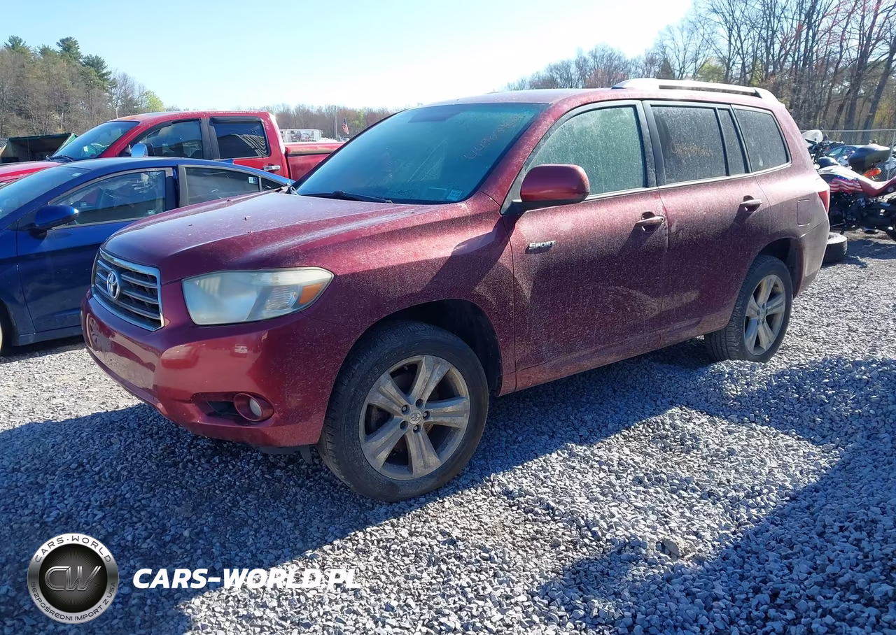 2008 Toyota Highlander Sport VIN:JTEES43A782077052 - 2
