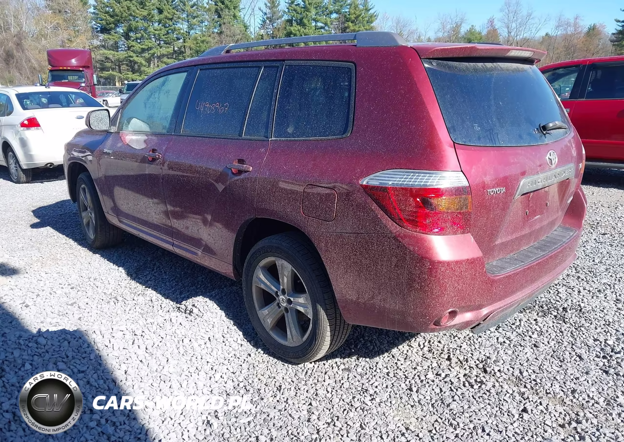 2008 Toyota Highlander Sport VIN:JTEES43A782077052 - 3
