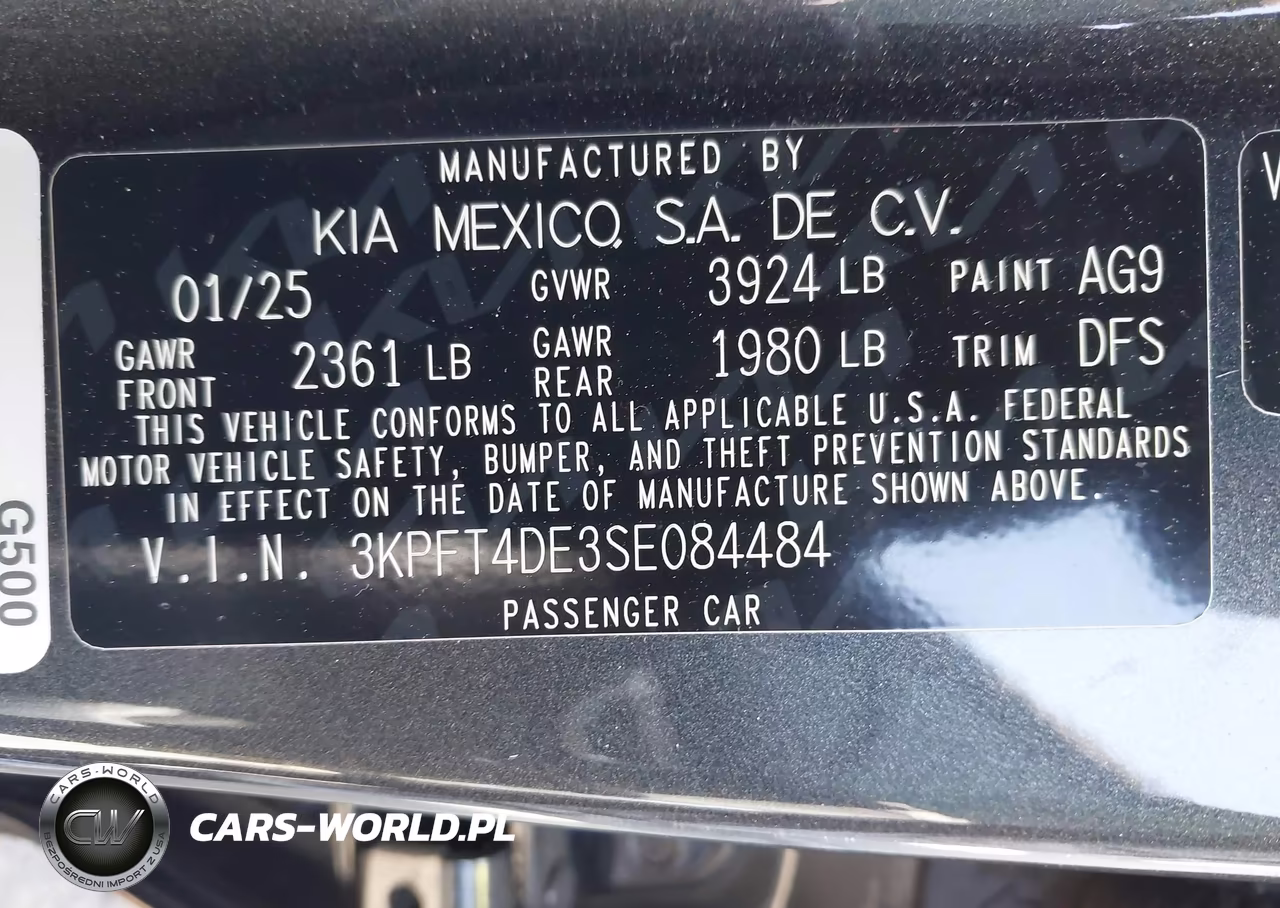 2025 Kia K4 Lxs VIN:3KPFT4DE3SE084484 - 9