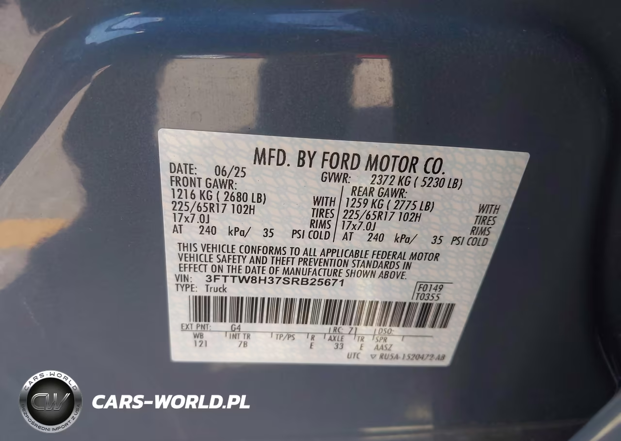 2025 Ford Maverick Xlt VIN:3FTTW8H37SRB25671 - 9