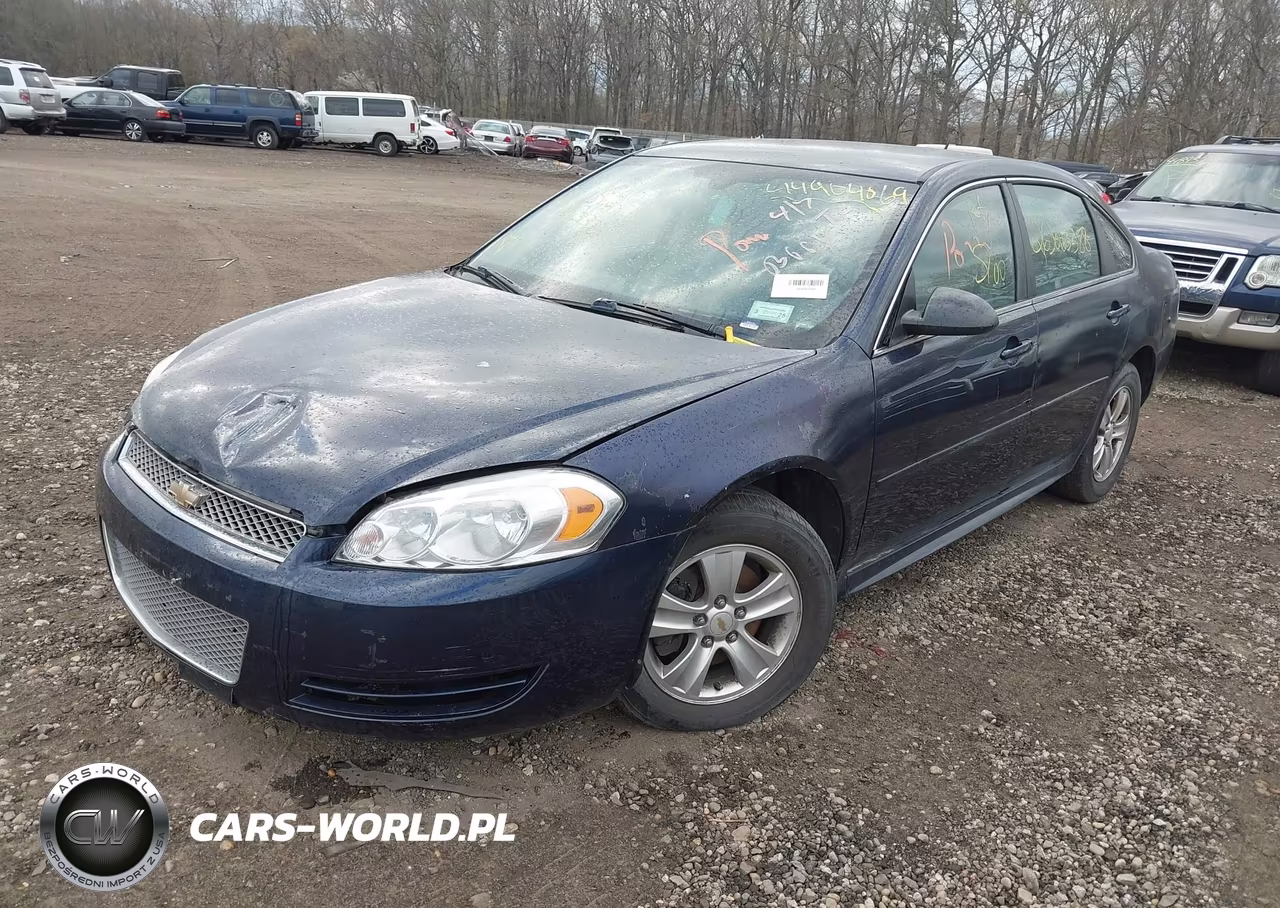 2012 Chevrolet Impala Ls VIN:2G1WA5E38C1205252 - 2
