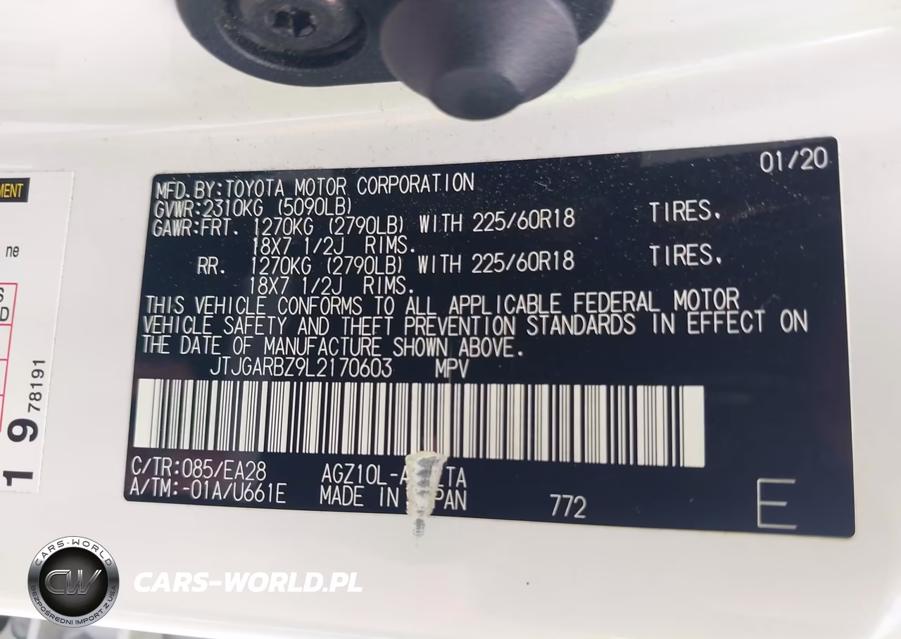 2020 Lexus Nx 300 VIN:JTJGARBZ9L2170603 - 9