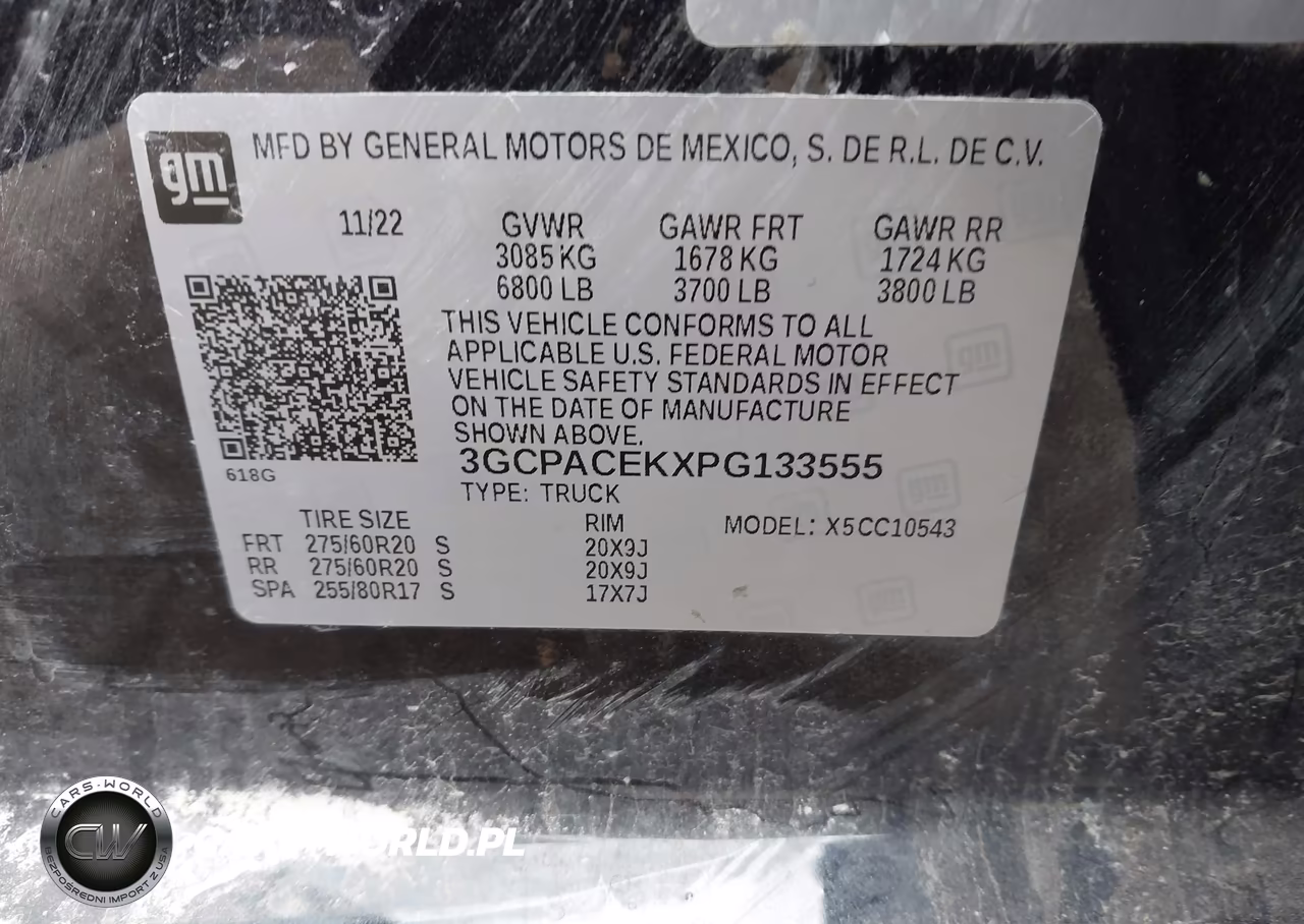 2023 Chevrolet Silverado 1500 2Wd Short Bed Lt VIN:3GCPACEKXPG133555 - 9