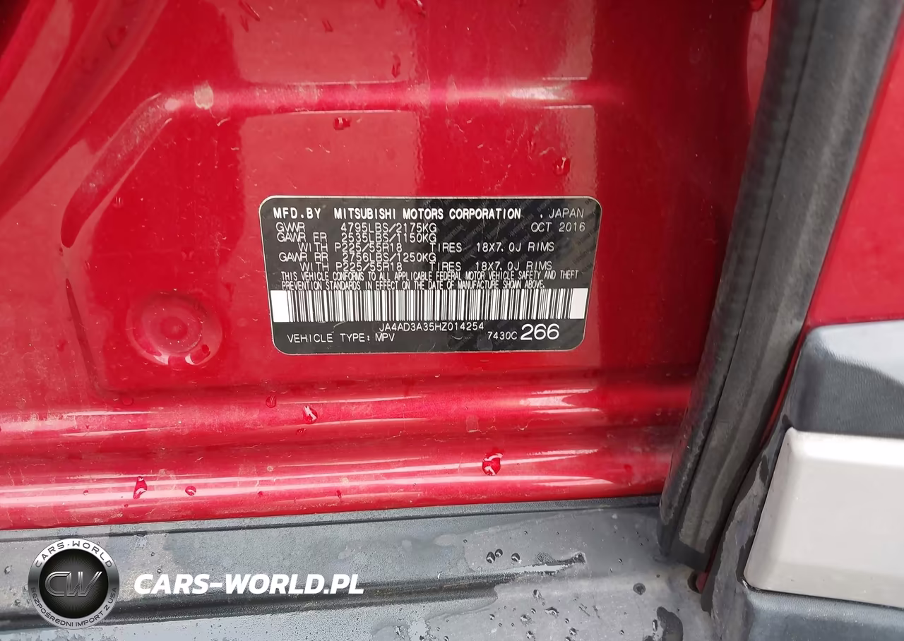 2017 Mitsubishi Outlander Se VIN:JA4AD3A35HZ014254 - 9