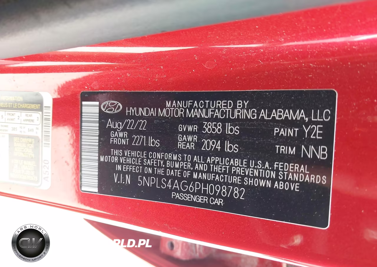 2023 Hyundai Elantra Sel VIN:5NPLS4AG6PH098782 - 9